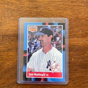Don Mattingly baseball card (Donruss 1988).